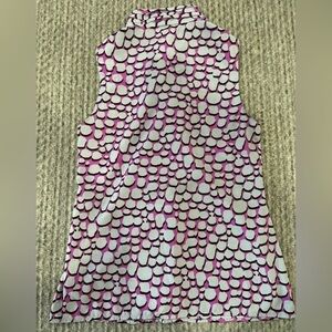 BANANA REPUBLIC Sleeveless ruffle front blouse, EUC!